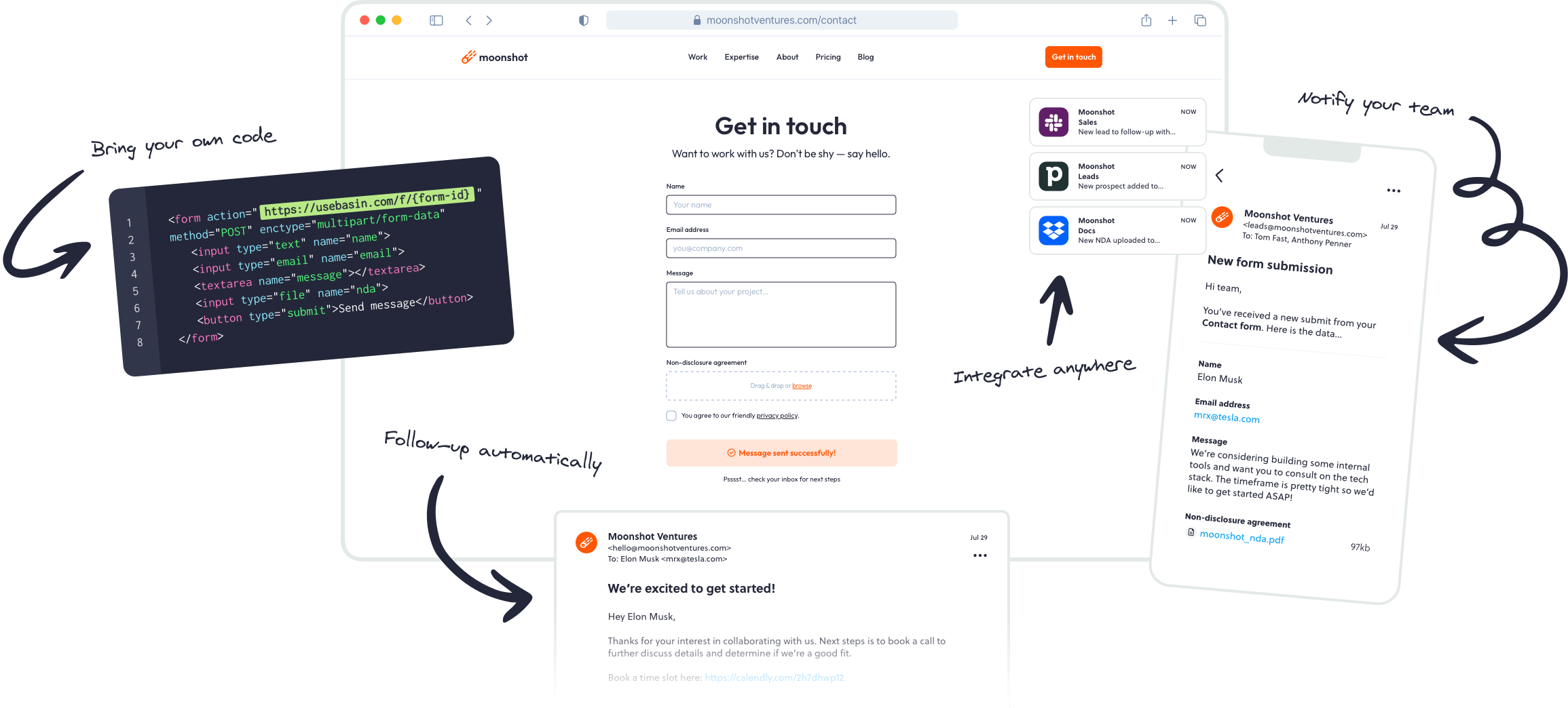 Basin form automation demo